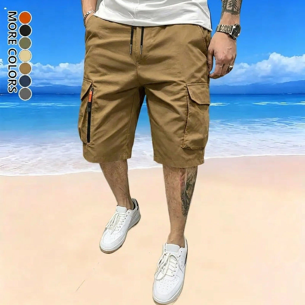 Men's 5-Pack Casual Cargo Shorts with Pockets