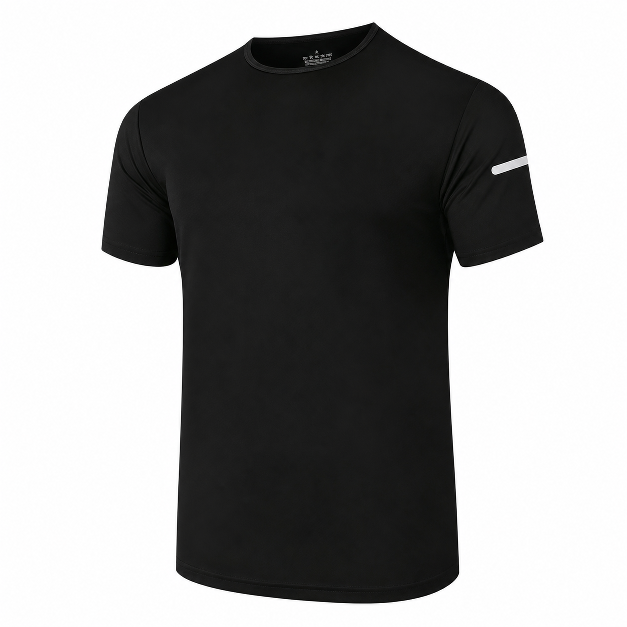 7PCS Men's Reflective Stripe Quick-Dry Sports T-Shirts | Moisture-Wicking Gym Running Tees