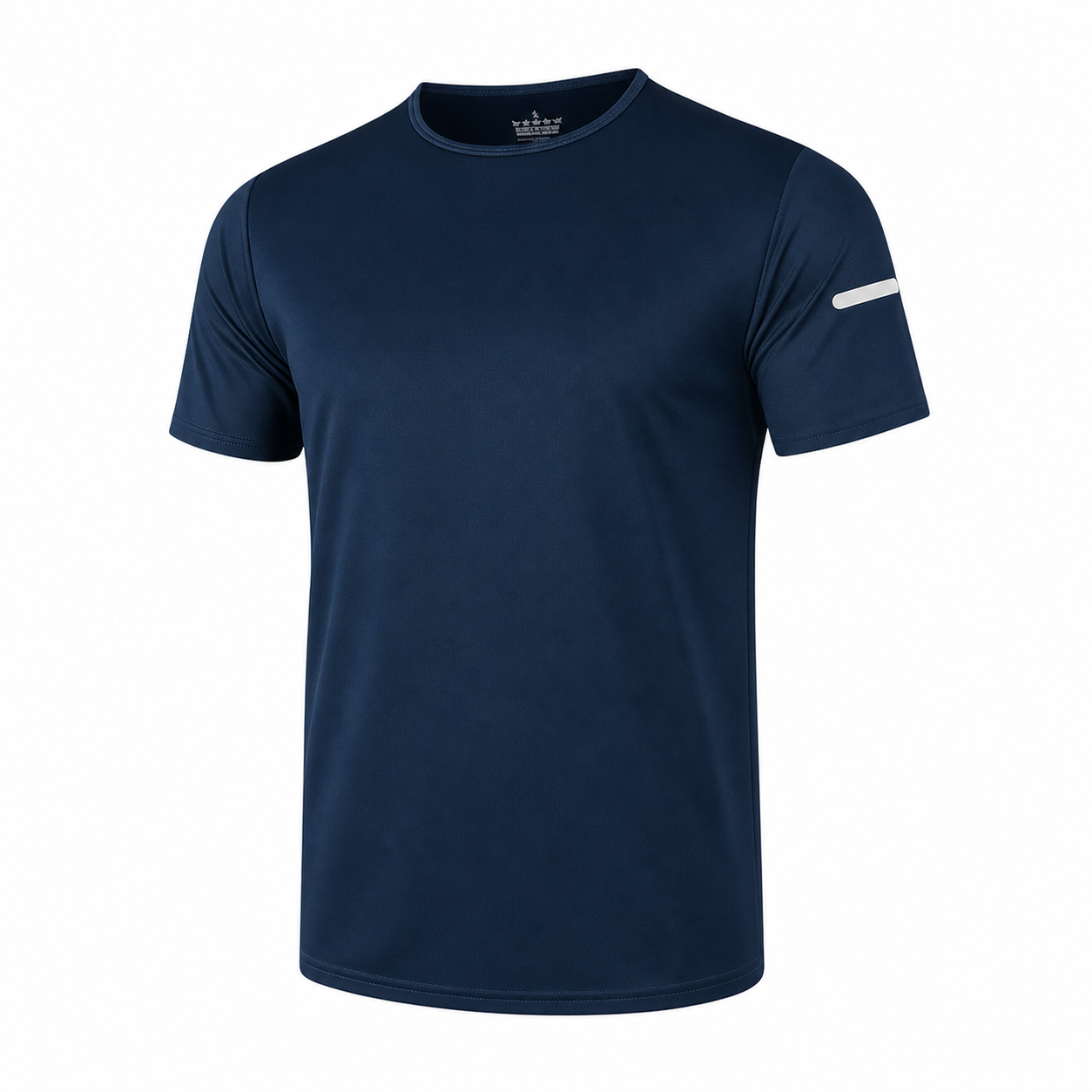 7PCS Men's Reflective Stripe Quick-Dry Sports T-Shirts | Moisture-Wicking Gym Running Tees