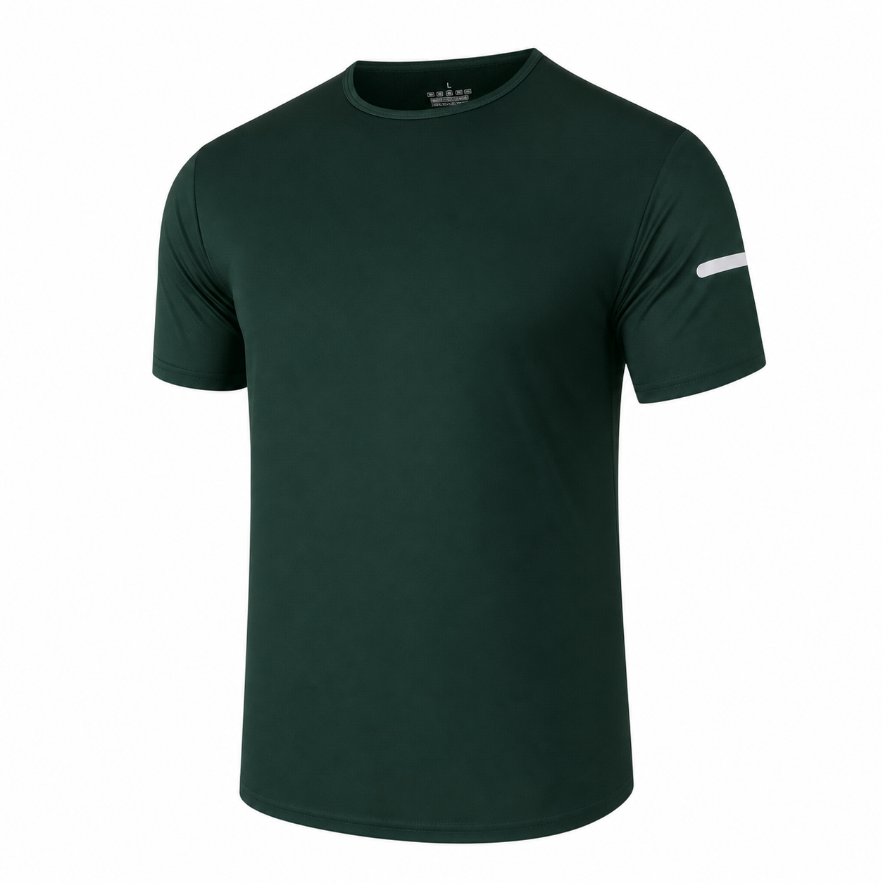 7PCS Men's Reflective Stripe Quick-Dry Sports T-Shirts | Moisture-Wicking Gym Running Tees