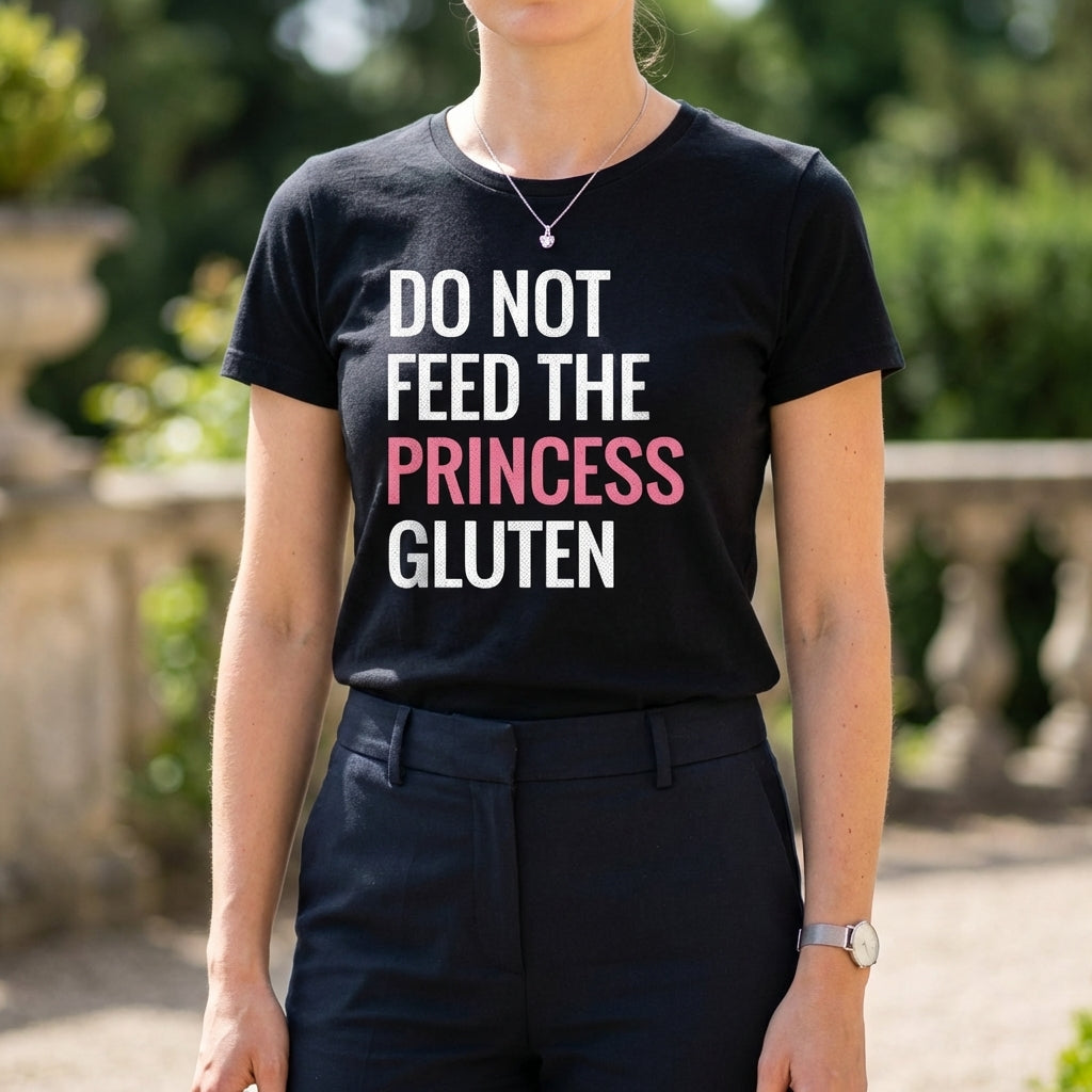 Funny Gluten Free Design Gluten Free Princess Designs T-Shirt