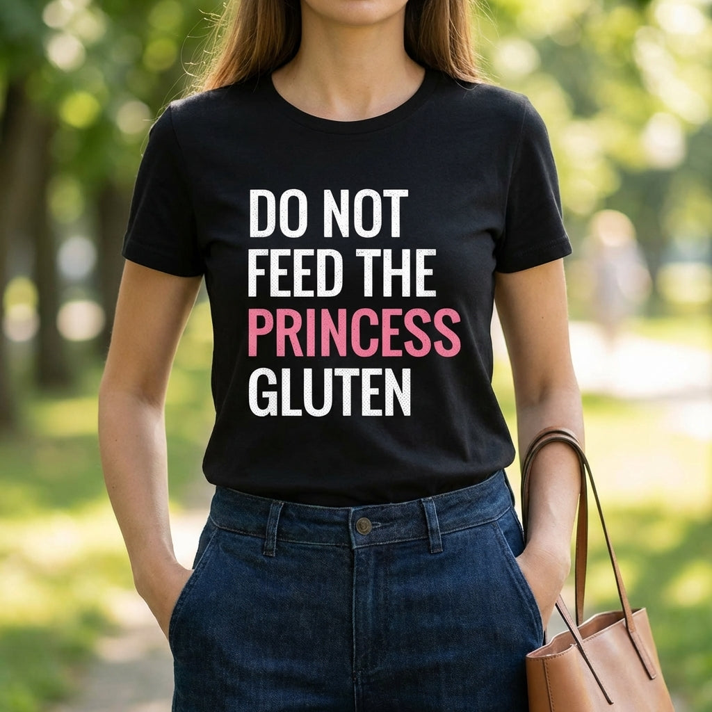 Funny Gluten Free Design Gluten Free Princess Designs T-Shirt