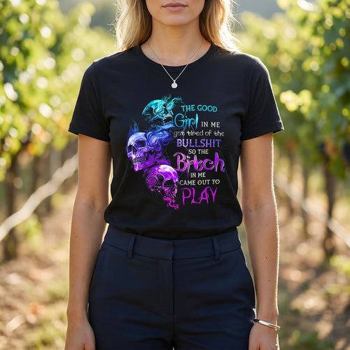 "Good Girl" Attitude Slogan Tee | 100% Pure Cotton