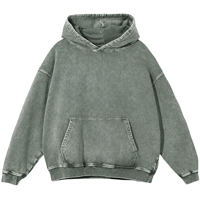 Unisex Heavyweight Acid Wash Pure Cotton Hoodie