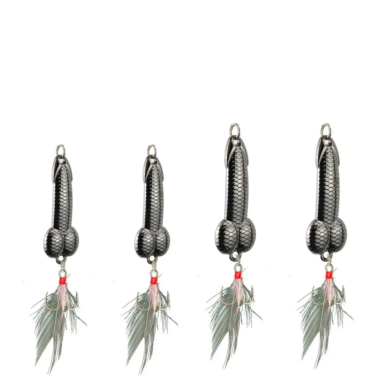 4PCS Fishing Spoon Lures With Reflective Flash Action and Sharp Treble Hooks, Topwater Metal Casting Baits for Bass, Trout and Predator Fish, Freshwater and Saltwater Fishing Gear, Tackle Box Essential for Anglers