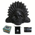 Screaming Aztec Death Whistle by Parsin, Handmade Unique & Loudest Authentic Human Sounding Whistle, Natural Pottery Whistle with Storage Bag, Suitable for Fun Activities & Pranks