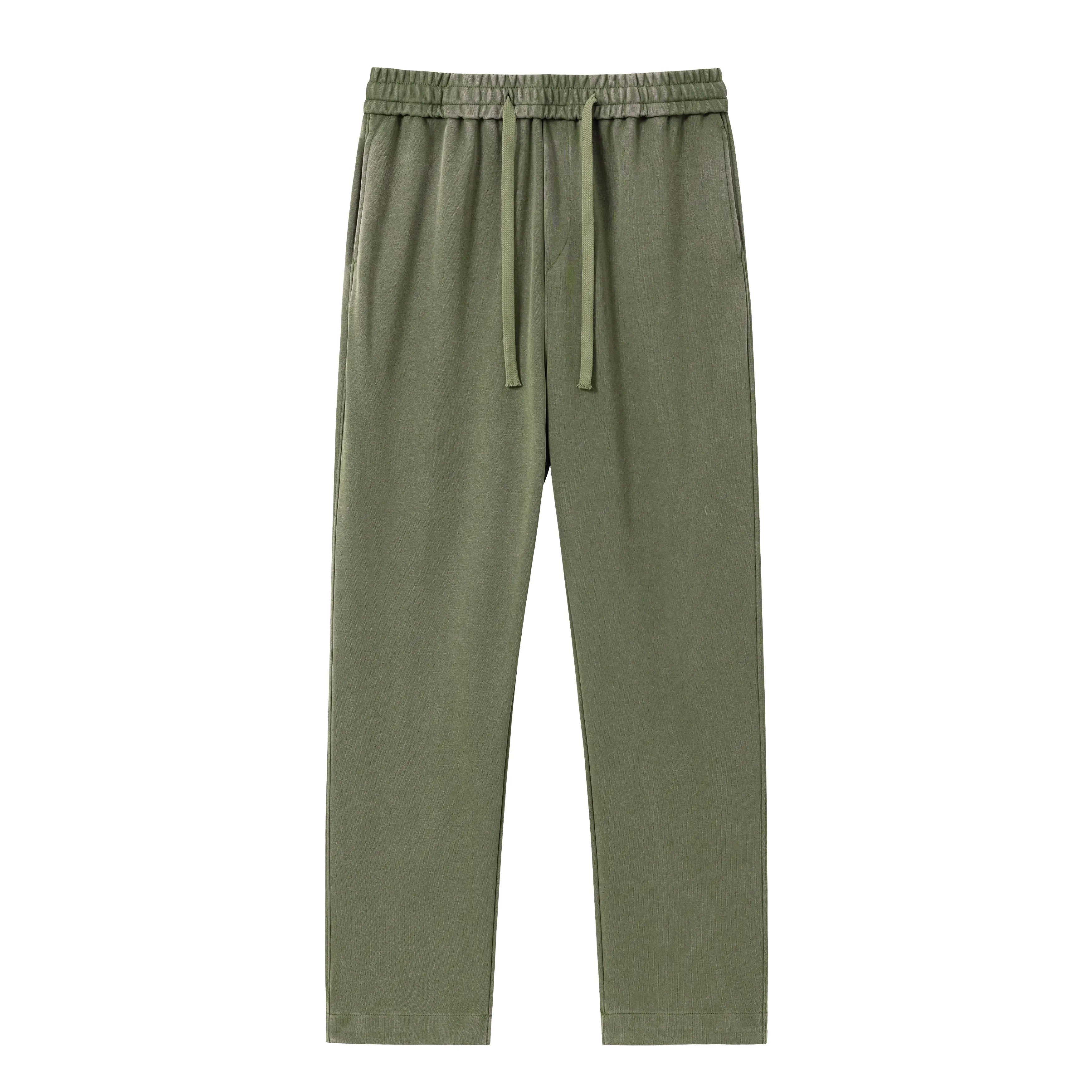 3 pack men’s acid wash, washed cotton solid color athletic casual sweatpants, unisex