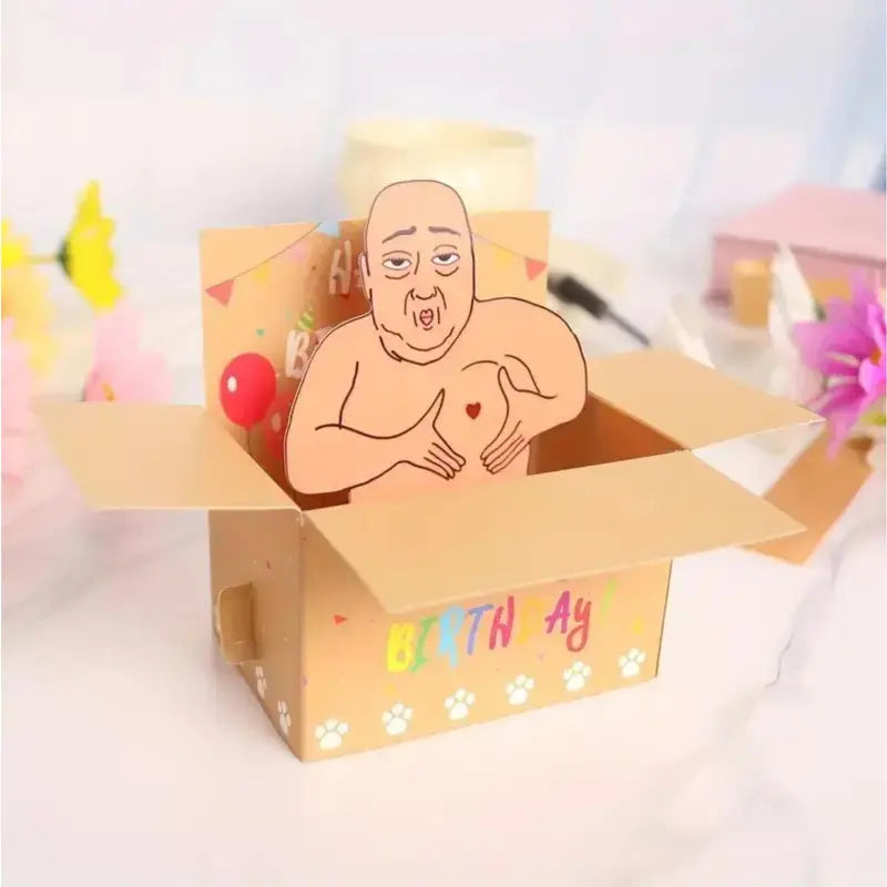 3D Popup Birthday Card, Funny Interactive Art Greeting Card with Character Design - Sports, Gaming Fan Shop Gift for Friends, Birthday Cards