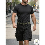 3-pack men’s cargo pants, tactical men’s shorts, men’s shorts with multifunctional pockets, suitable for golf and outdoor activities, men’s hiking shorts, wear-resistant, wrinkle-resistant, breathable shorts