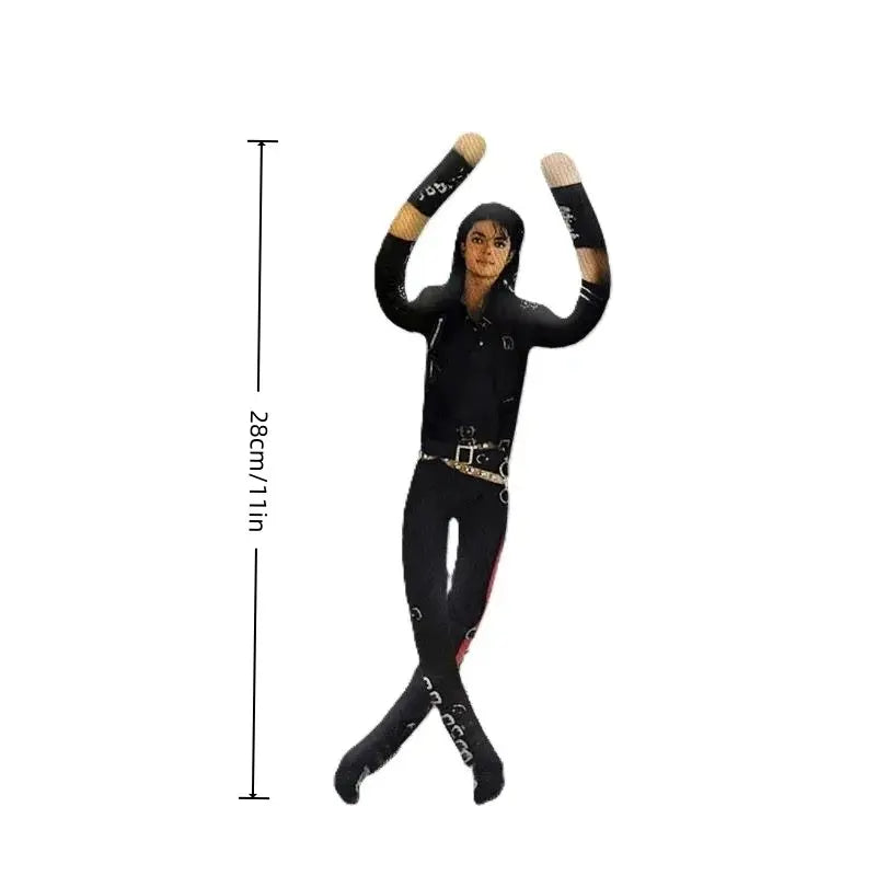 Michael Jackson Role-Playing Prop Doll, Plush Toy, Room Decor, Abstract Jointed Figure, multi jointed collectible, Gift Item, Trendy Character Accessory