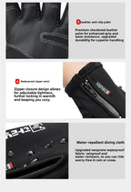 Outdoor Winter Gloves, Touchscreen andWindproof Full-Finger Gloves for Sports, Travel,and Daily Activities,Men's And Women's Fleece Gloves