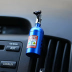 Car Air Freshener, Car Fragrance with NOS Nitrogen Bottle Design, Vent Clip Automotive Aroma Accessory, Enhances Vehicle Interior Scent