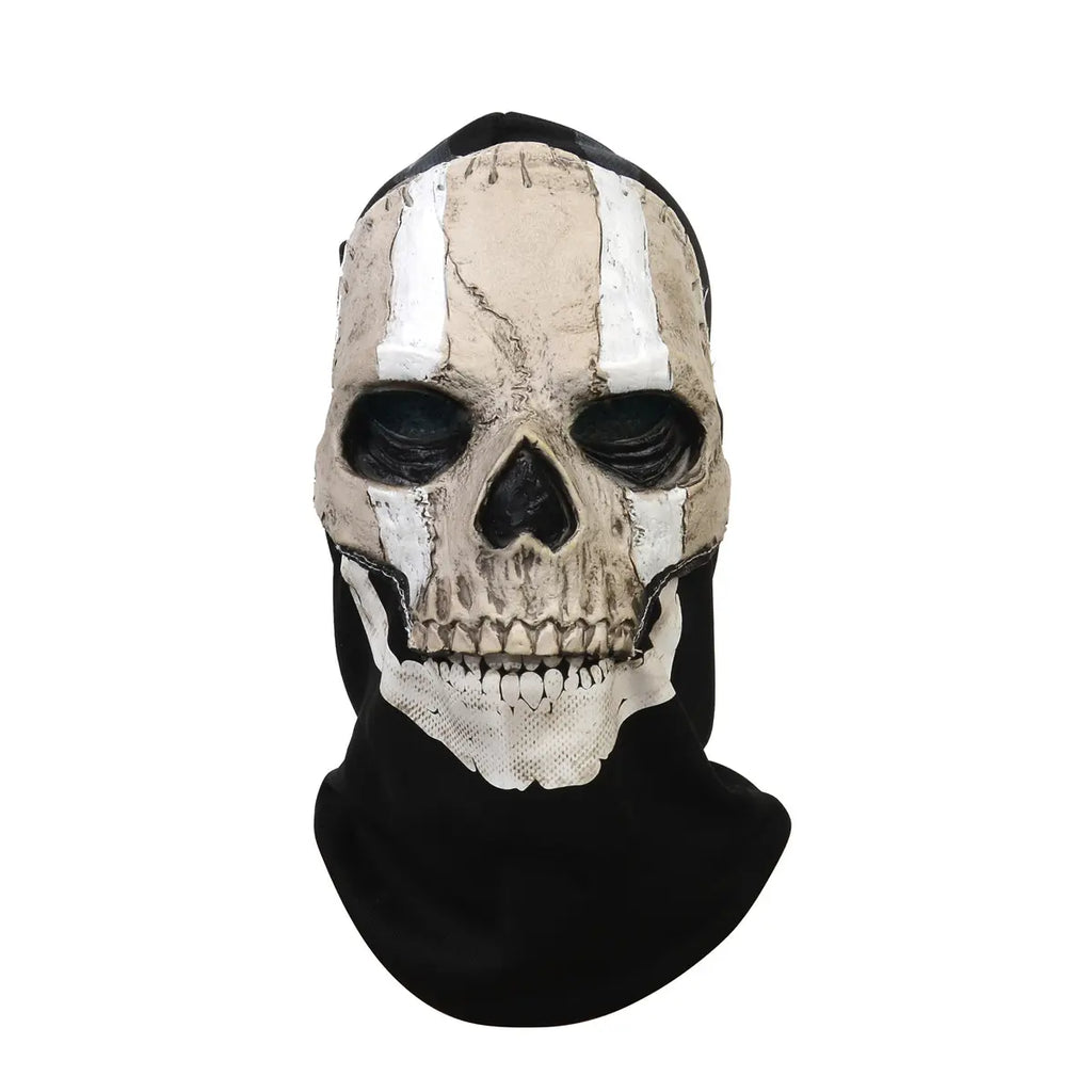 Halloween Skull Mask Prop for Ghost Costume, DIY Halloween Party Decoration, Outdoor Activities Dress-Up, Spooky Realistic Creepy Skeleton Skull Headgear, Party Supplies and Accessories