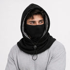 2-Piece Windproof Flannel Winter Hat and Face Mask Set