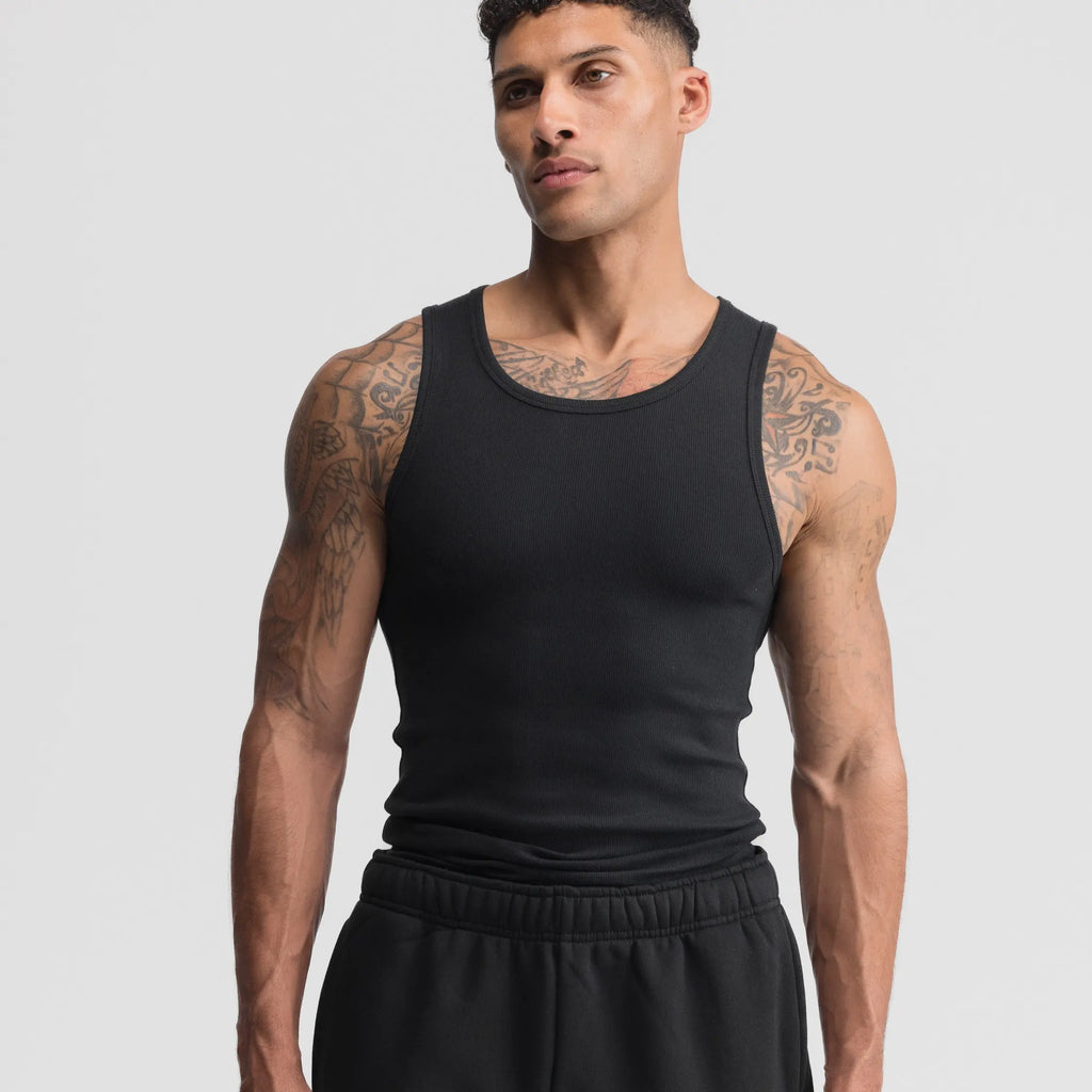 Haus | Premium Ultra-Soft Cotton Fitted Tanks 3 Pack / 6 Pack
