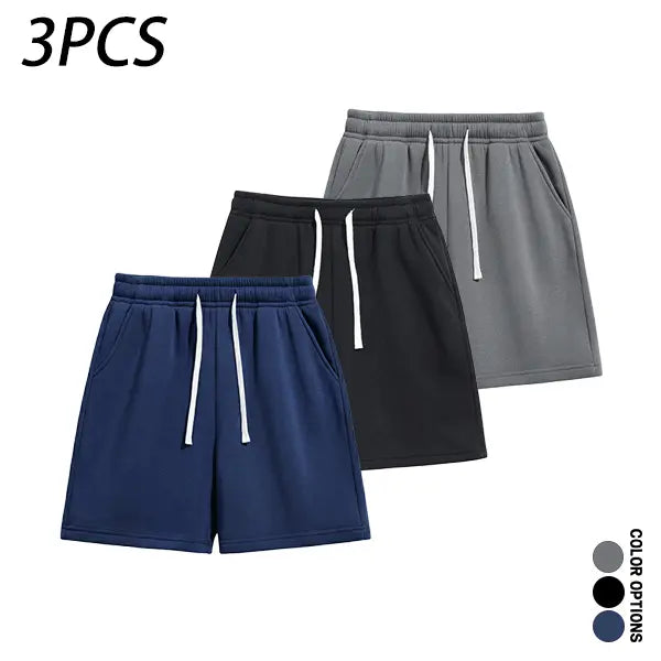 4-Pack Men's Athletic Casual Shorts: Lightweight Everyday Summer Shorts