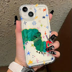 The Very Hungry Caterpillar Clear TPU Case for iPhone 11-17 Series