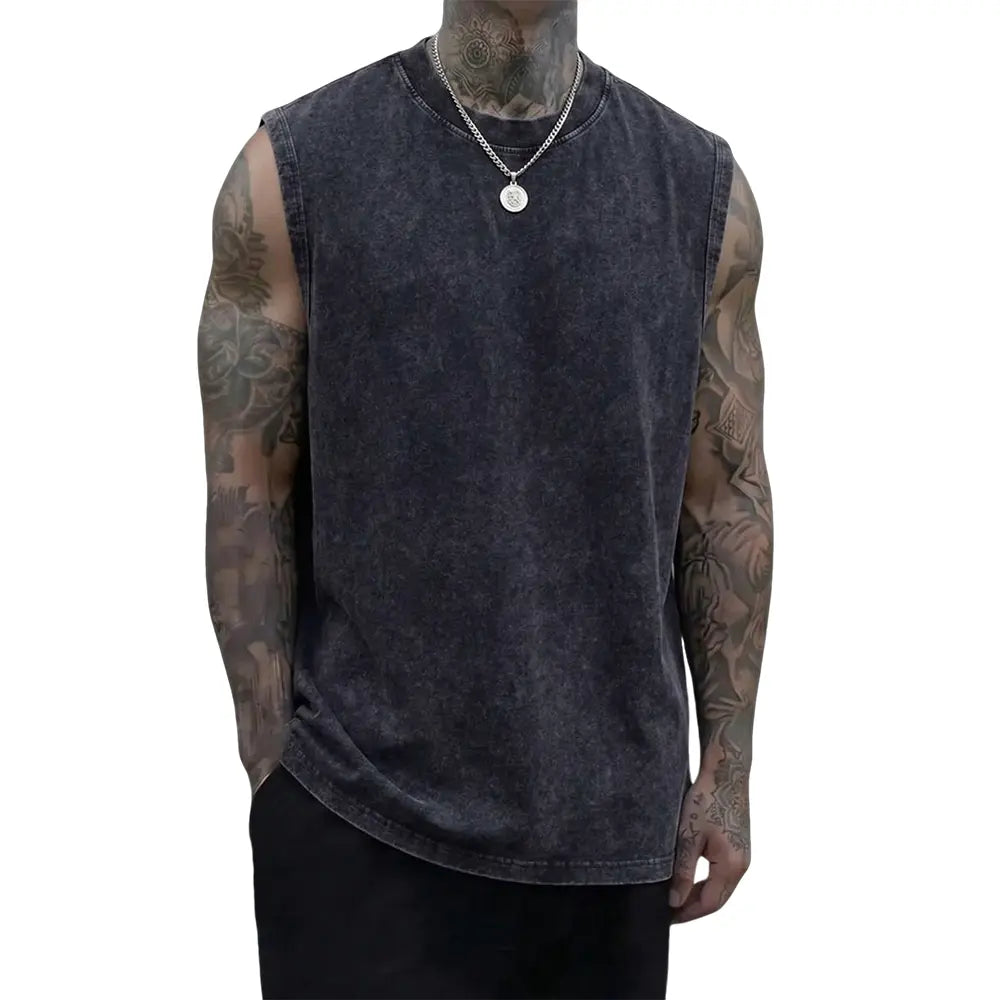 Unisex 3-Pack Vintage Heavyweight Cotton Tank Tops