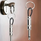 Guitar Amplifier Design Key Hook, 1 Set Including 1 Count Wall Mounted Key Holder with 4 Counts Guitar Plug Keychains, Home Organizer for Living Room Bedroom, Hanging Hook, Rustproof Sturdy Hooks