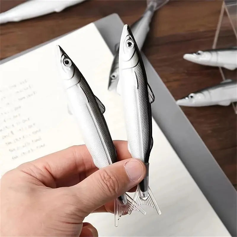 Fish Shaped Ballpoint Pen, 1/3 Pcs Cute Ocean Fish Ballpoint Pen, Creative Salty Fish Simulation Pen, Pens for Students and Adults, Gift Pen
