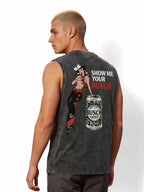 Vintage Country Beer Cowgirl Sleeveless graphic tee | Southern Party y2k clothing | Festival Country summer men clothes | Funny gifts for him cotton shirt trendy streetwear good graphic tee
