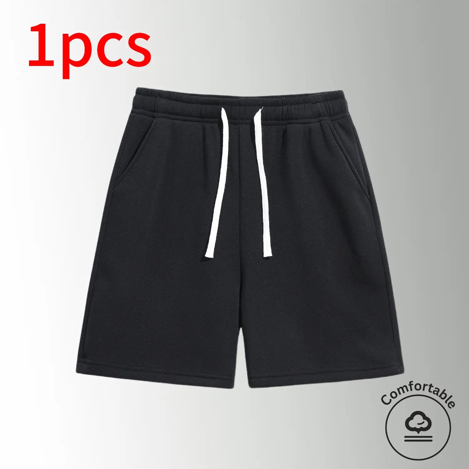 Unisex 3-Pack 5-Inch Drawstring Athletic Shorts: Breathable Running & Casual Shorts