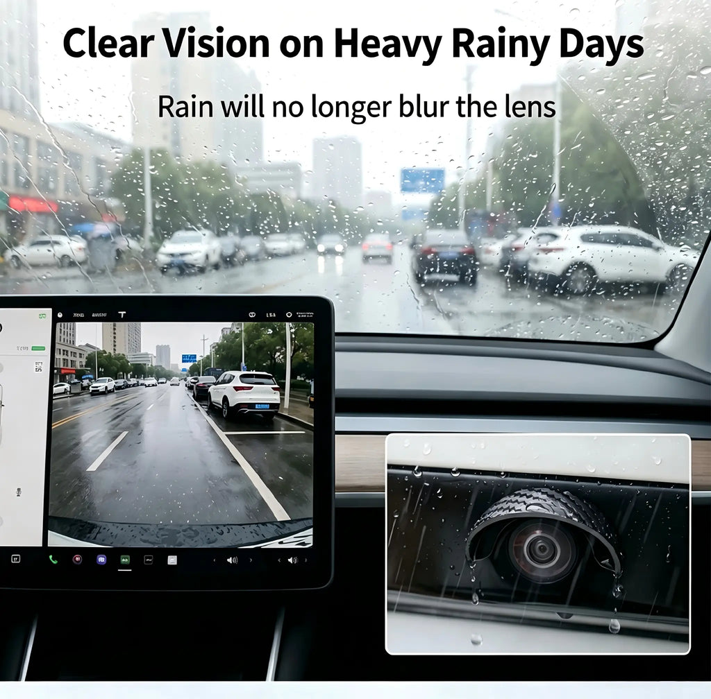 4Pcs Car Rear View Camera Rain Shield Cover