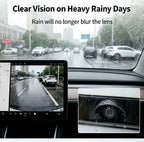 4Pcs Car Rear View Camera Rain Shield Cover