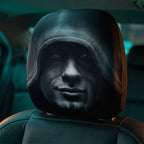 Deals For You Days Mysterious Hooded Figure Headrest Covers 2 Pack, Dark Gothic Style Universal Car Seat Decor, Durable Interior Parts for Daily Commute & Auto Decoration，Universal Auto Seat Accessories，Great Gift for Car Lovers, Cars, Accessories For Car