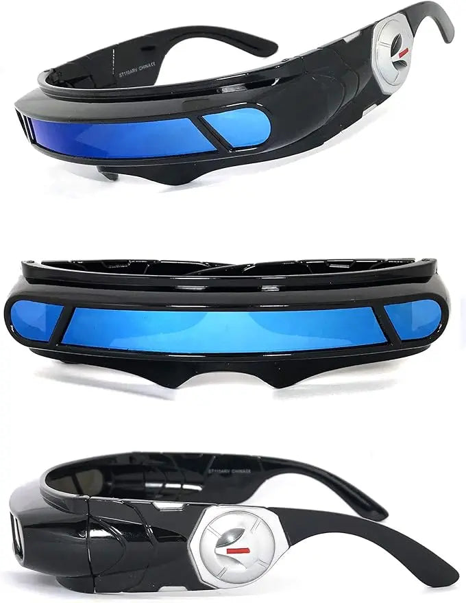 X-Energy Sunglasses Cyclops Future Hero Visor Cyberpunk Eyewear Props, Party Cosplay Festival Comic Game Lens Halloween Costume