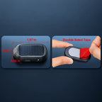Solar Powered Fake Car Alarm Light,  Plastic Material Auto Light Sensor LED Simulated Security Warning Flashing Light, No Wiring DIY Car Anti-Theft Dummy Alarm Lamp