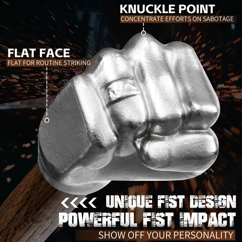 Dragon Fist-Shaped Stainless Steel Hammer