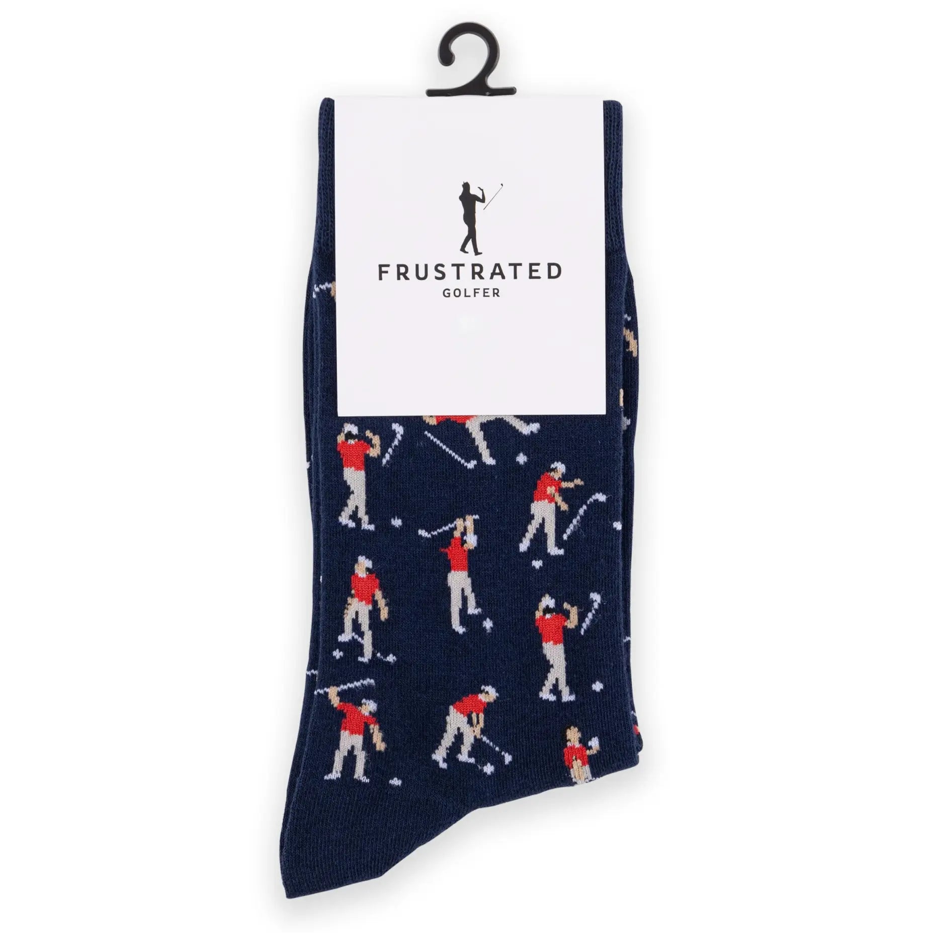 Golf Socks - Funny Angry Golfer Socks - Funny Golf Gift for Men - 1 Pair per Pack - Size 10-13 Socks, Fathersday Gift, Christmas Gifts