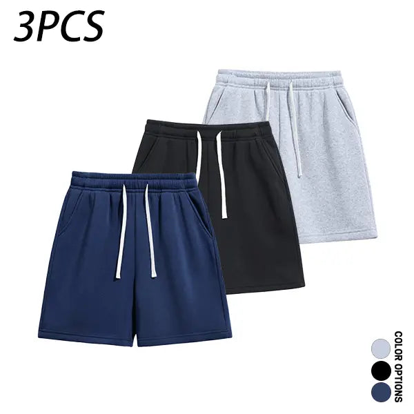 4-Pack Men's Athletic Casual Shorts: Lightweight Everyday Summer Shorts