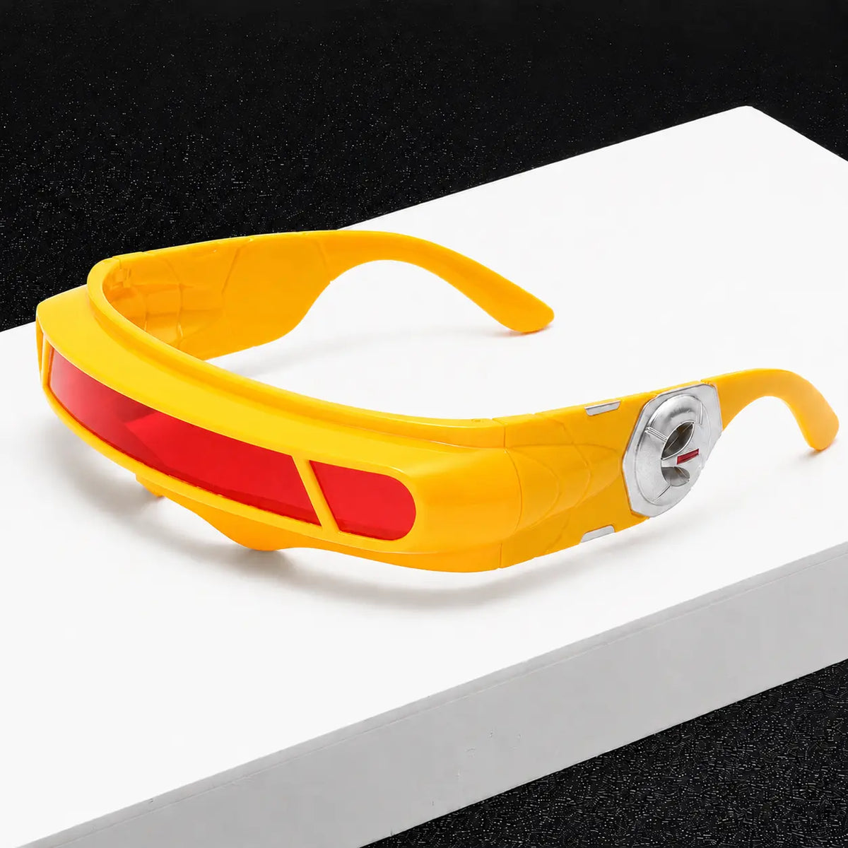 X-Energy Sunglasses Cyclops Future Hero Visor Cyberpunk Eyewear Props, Party Cosplay Festival Comic Game Lens Halloween Costume
