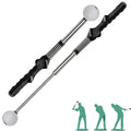 Unisex Retractable Golf Swing Trainer with Click Feedback