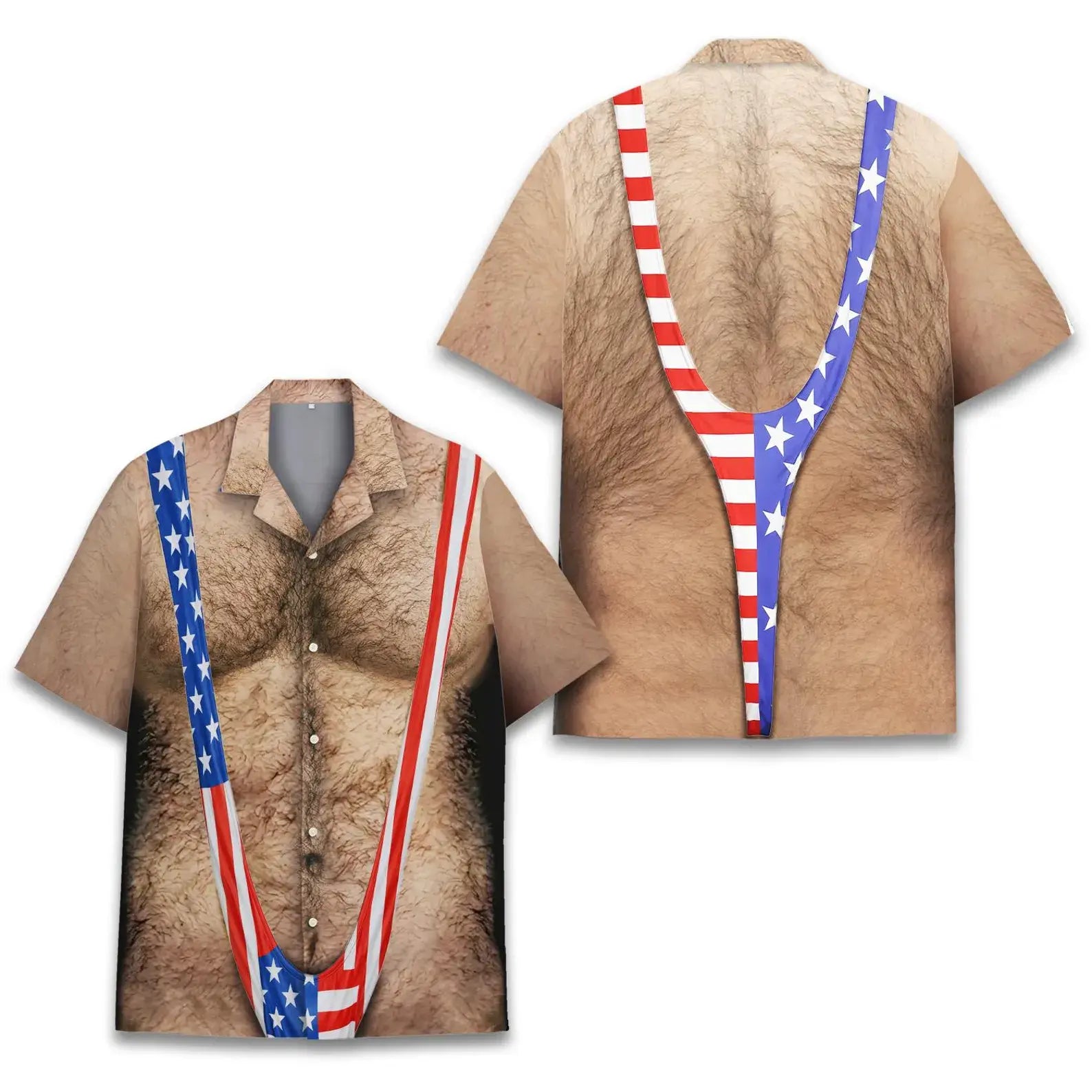 Men's Novelty Patriotic Swim Trunks - American Flag Freedom & Chill Quick Dry Beach Shorts with Mesh Lining - Funny Ugly Summer Hawaiian Shirt Vacation Gifts for Him