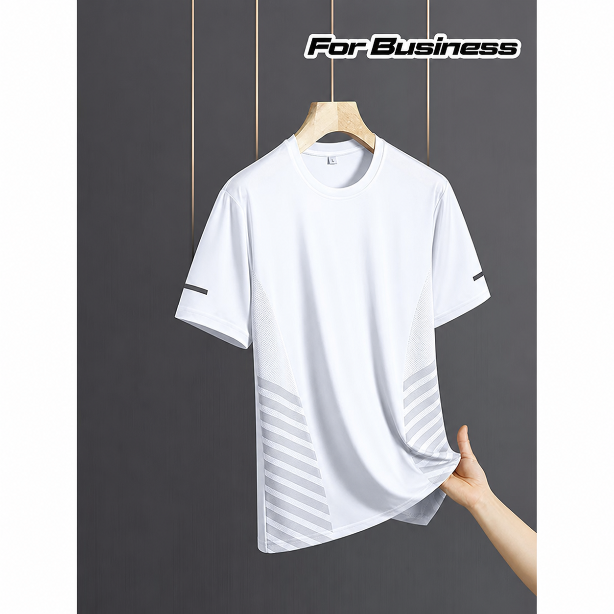 Men's Quick-Dry Sports & Casual Short Sleeve T-Shirts 5-Pack