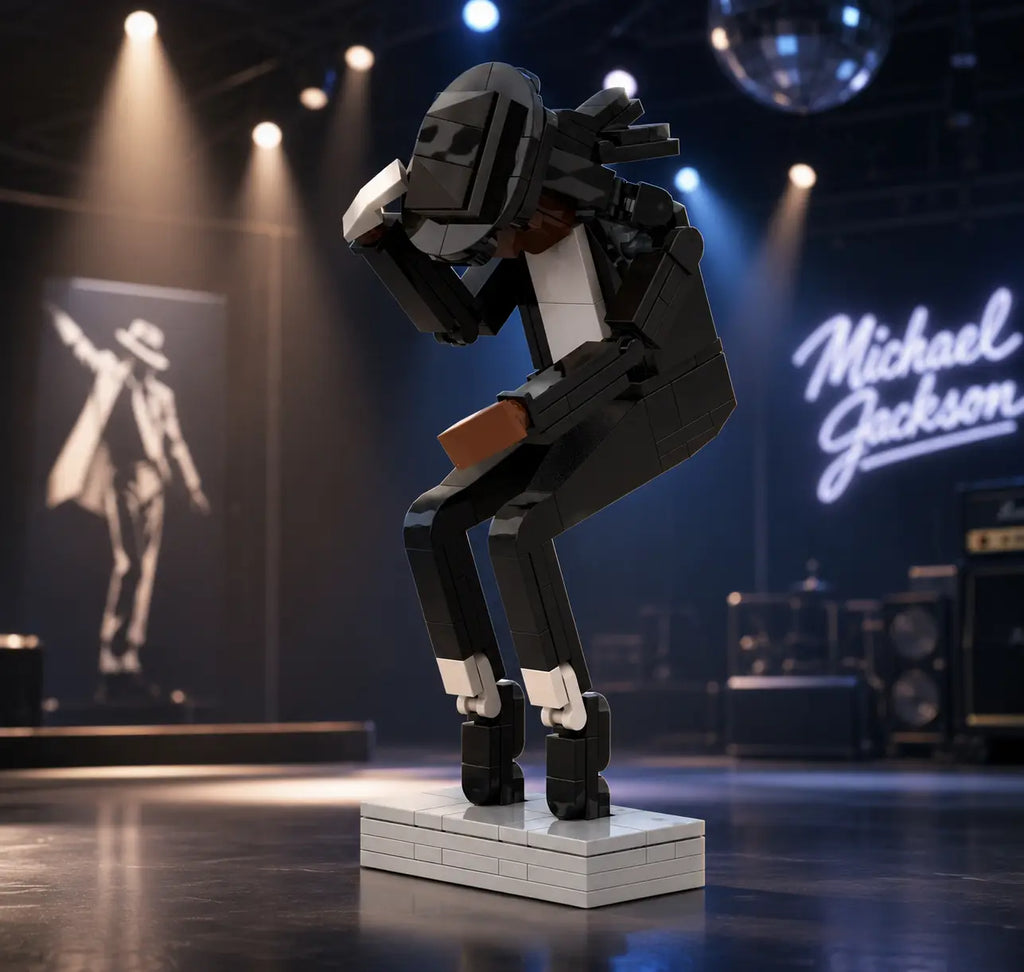 Building Block Toy for Assembling Michael Jackson, Classic Dance Pose Figure, Tribute to a Legendary Icon, Gift for Michael Jackson Fans