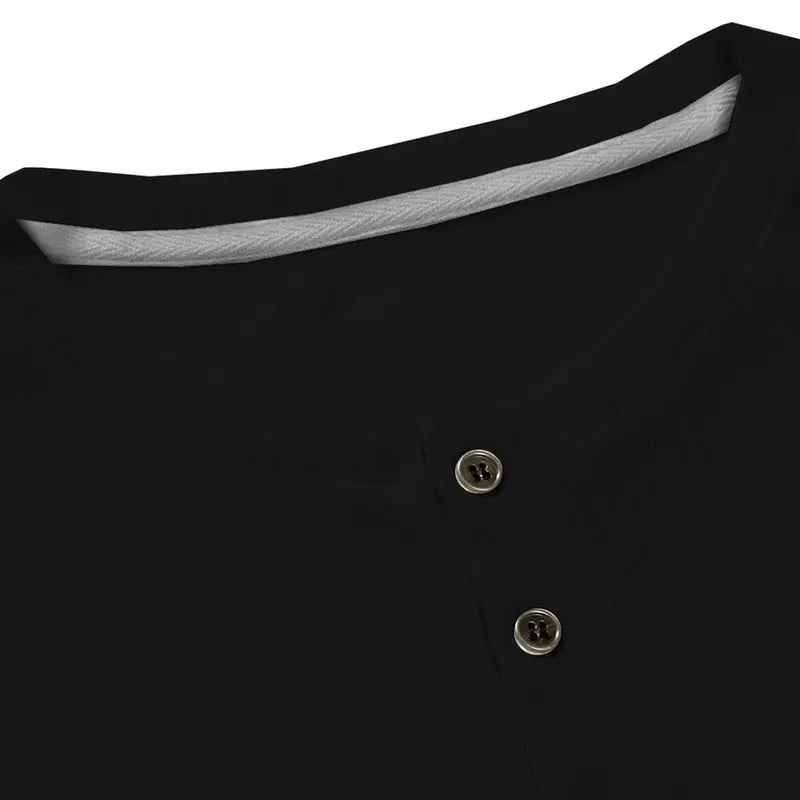JMIERR Men's Plain Muscle Slim Fitted Henley Shirts Crewneck Longline T-Shirt Gym Workout Athletic Shirt Tees with Button Menswear Casual Tops,Men's Classic Streetwear Clothing for Daily Wear,Fall Fashion Outfits 2026