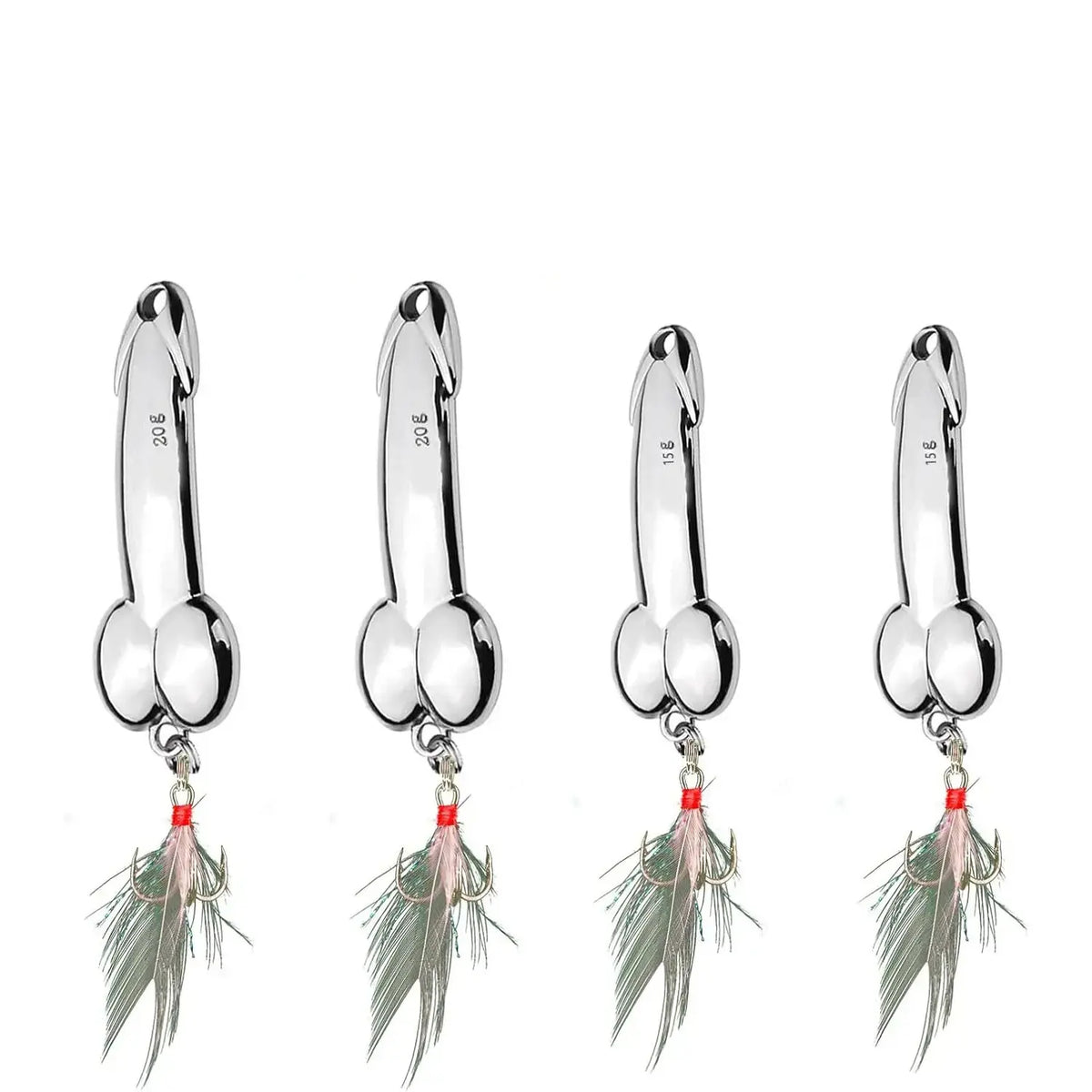 4PCS Fishing Spoon Lures With Reflective Flash Action and Sharp Treble Hooks, Topwater Metal Casting Baits for Bass, Trout and Predator Fish, Freshwater and Saltwater Fishing Gear, Tackle Box Essential for Anglers