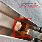 Fallout Themed Stainless Steel Lighter - Sheller Tech (No Fuel Included, Perfect Holiday Gift for Him)