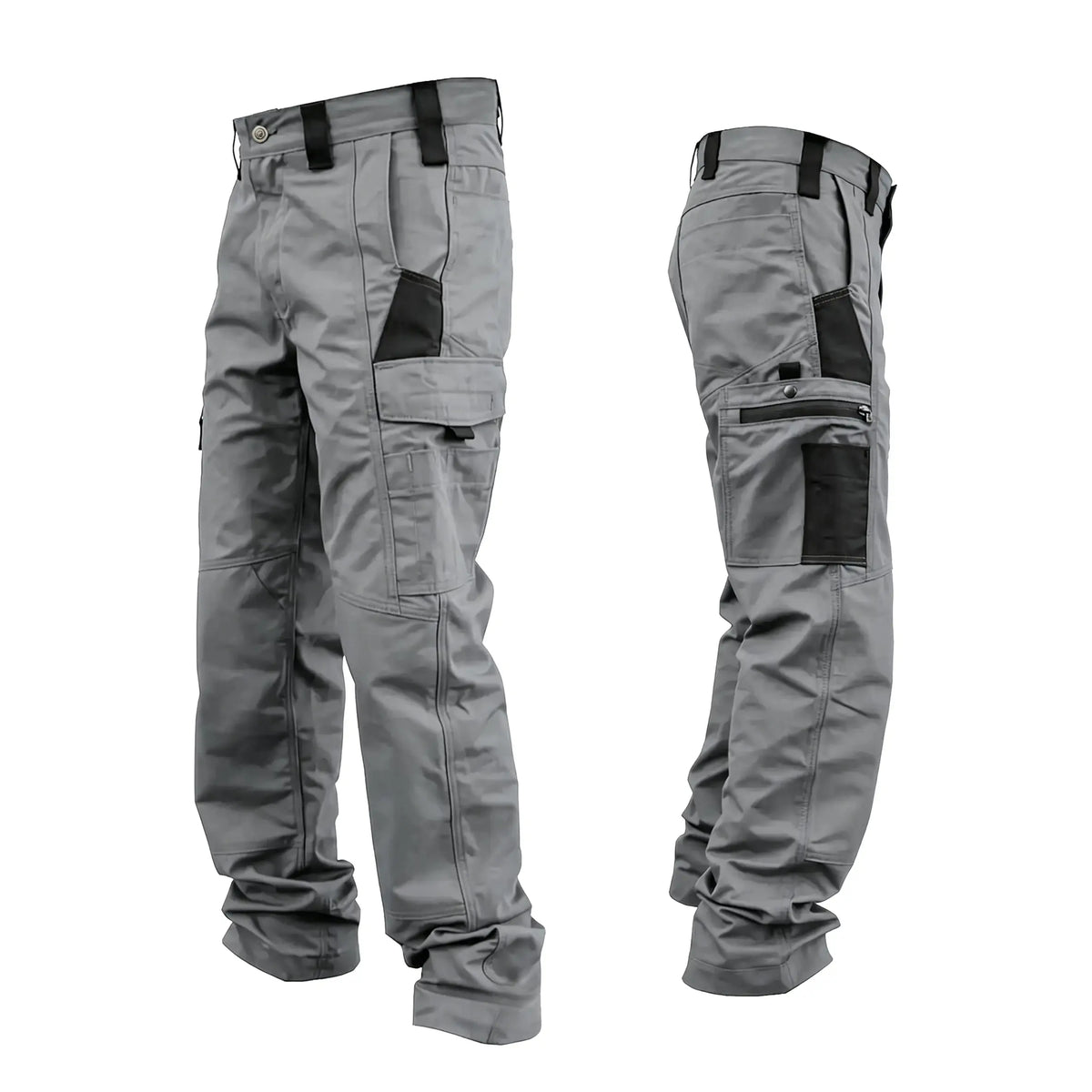 Men's Tactical Cargo Pants - 230g/m² Durable Work Pants for Hiking & Fishing