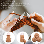 Funny Crochet Emotional Support Doll with Positive Message Card for Desk Decor and Gifting