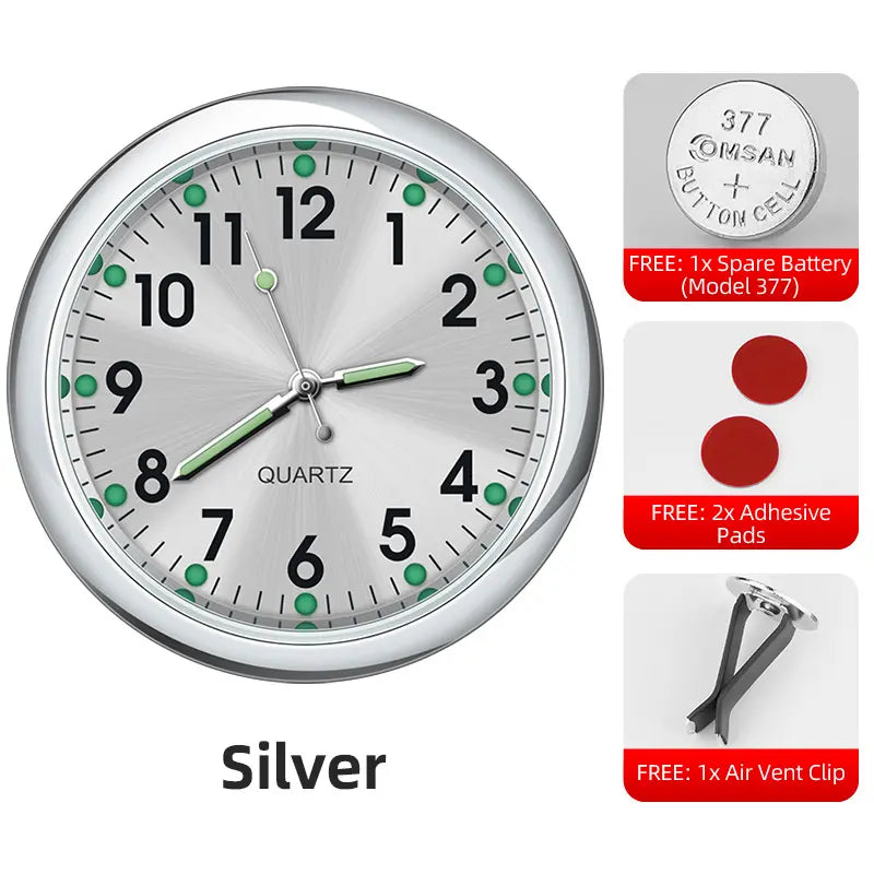 Universal Digital Clock for Car Interior Dashboard