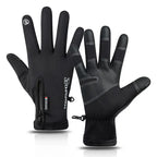 Unisex Windproof Touchscreen Fleece Gloves for Winter Outdoor Activities