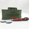 Classic Military Theme Plastic Door Sign, Wired Doorbell Cover Prank, Home Decor, Easy Installation, Ideal Gift
