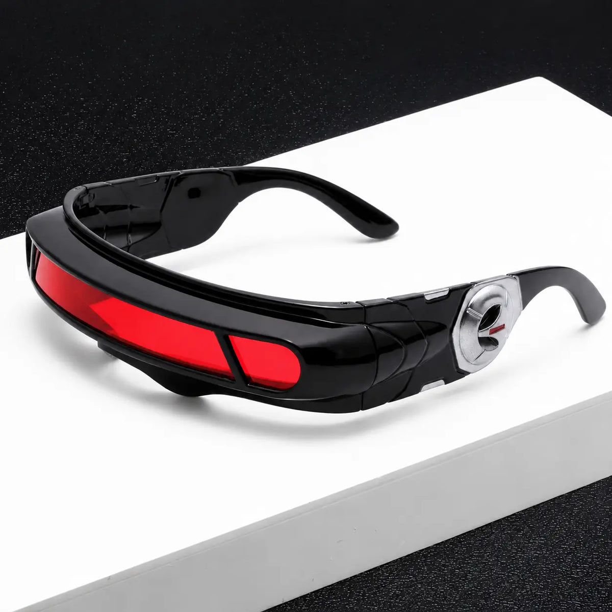 X-Energy Sunglasses Cyclops Future Hero Visor Cyberpunk Eyewear Props, Party Cosplay Festival Comic Game Lens Halloween Costume