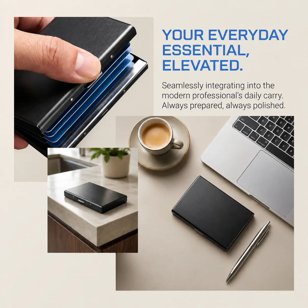 RFID Blocking Stainless Steel Card Holder
