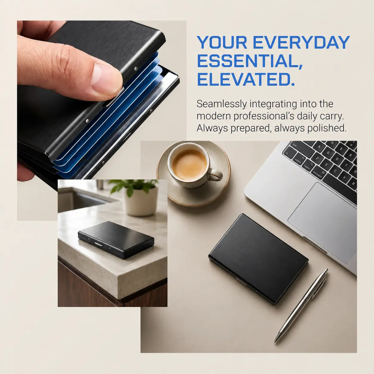 RFID Blocking Stainless Steel Card Holder